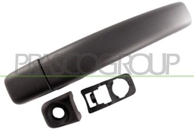 FRONT/REAR-RIGHT/LEFT DOOR HANDLE-OUTER+OPEN SIDE BLACK