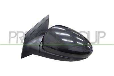 ESPEJO IZQUIERDO-ELECTRICO-NEGRO-CONVEXO
