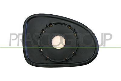 MIRROR GLASS BASE LEFT-CONVEX-CHROME