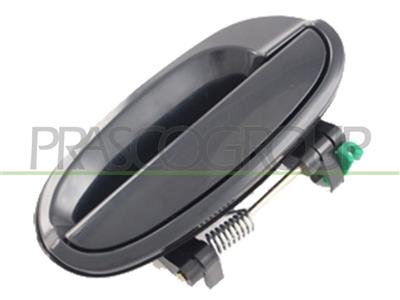REAR DOOR HANDLE RIGHT-OUTER-SMOOTH-BLACK