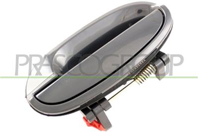 REAR DOOR HANDLE LEFT-OUTER-SMOOTH-BLACK