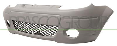 FRONT BUMPER-PRIMED-WITH FOG LAMP SEATS