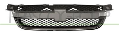 RADIATOR GRILLE-BLACK-WITH CHROME MOLDING MOD. 4 DOOR