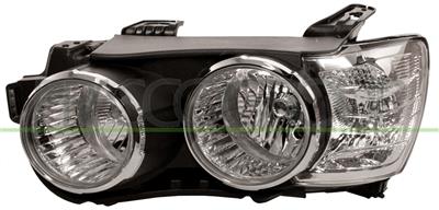 HEADLAMP LEFT H1+H7 ELECTRIC-WITH MOTOR-WITH CHROME FRAME