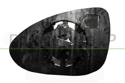 MIRROR GLASS BASE RIGHT-CONVEX-CHROME