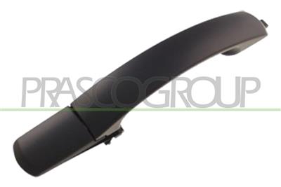 FRONT DOOR HANDLE RIGHT+REAR RIGHT/LEFT-OUTER-BLACK-WITHOUT KEY HOLE