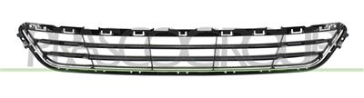 FRONT BUMPER GRILLE-LOWER-BLACK-GLOSSY-WITH CHROME MOLDING