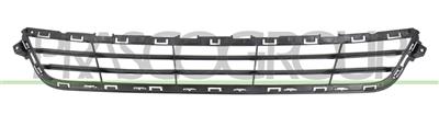 FRONT BUMPER GRILLE-LOWER-BLACK-GLOSSY-WITH CHROME MOLDING