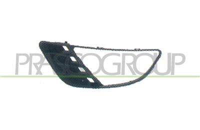 BUMPER GRILLE LEFT-BLACK-WITH FOG LAMP HOLE
