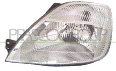HEADLAMP LEFT H4 ELECTRIC-WITH MOTOR