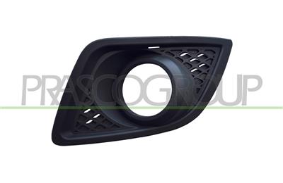 BUMPER GRILLE LEFT-BLACK-WITH FOG LAMP HOLE