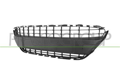 GRILLE CENTRALE DE PARE-CHOCS AVANT-NOIRE STRUCTURE'-AVEC TROUS CADRE-AVEC CACHE CROCHET