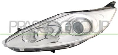 OPTICA IZQUIERDA H1+H7 ELECTRICA-CON MOTOR-CROMADA