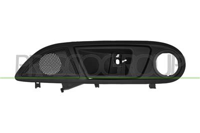 FRONT DOOR HANDLE LEFT-BLACK-INNER