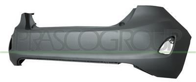 REAR BUMPER-PRIMED-WITH CUTTING MARKS FOR PDC AND PARK ASSIST