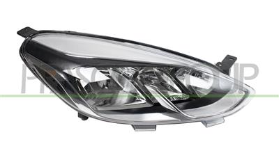 HEADLAMP RIGHT H7+H15-ELECTRIC-WITH MOTOR-CHROME
