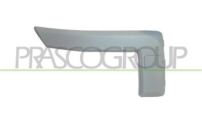 FRONT BUMPER MOLDING-RIGHT-PRIMED-WITH TOW HOOK COVER
