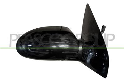 DOOR MIRROR RIGHT-ELECTRIC-BLACK-HEATED-CONVEX-CHROME