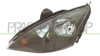 PHARE GAUCHE H7+H1 ELECTRIQUE SANS MOTEUR-NOIR