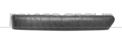 FRONT GRILLE BUMPER MOLDING-RIGHT-BLACK