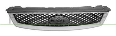 GRIGLIA RADIATORE-NERA-CON CORNICE-CON PRIMER