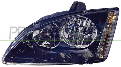 HEADLAMP LEFT H7+H1 ELECTRIC-WITHOUT MOTOR-BLACK