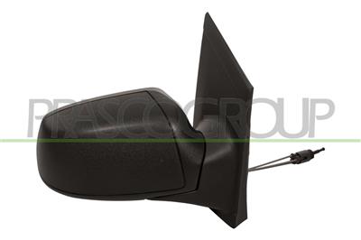 DOOR MIRROR RIGHT-CABLE-BLACK