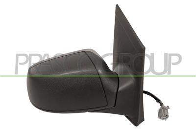 DOOR MIRROR RIGHT-ELECTRIC-HEATED-BLACK 6H5P