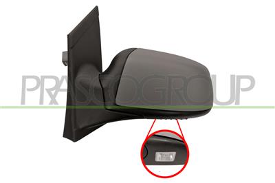 RETROVISORE SINISTRO-ELETTRICO-TERMICO-CON PRIMER-CON LUCE CORTESIA-10H6P