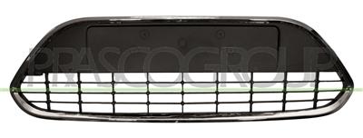 GRILLE CENTRALE DE PARE-CHOCS-NOIRE AVEC CADRE CHROME'