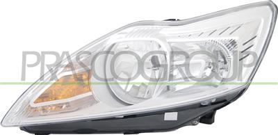 OPTICA IZQUIERDA H1+H7 ELECTRICA-CON MOTOR-CROMADA