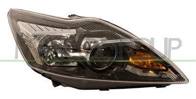 SCHEINWERFER RECHTS-H7+H1-MIT LWR-MIT MOTOR-MIT KURVENLICHT-(AFS)-SCHWARZ