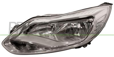 PHARE GAUCHE H1+H7 ELECTRIQUE AVEC MOTEUR-CHROME'