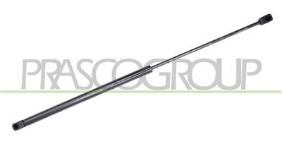 TAILGATE GAS SPRING RIGHT/LEFT - 385 N - L 600 mm - S 260 mm - Ø 18 mm - Ø 8 mm