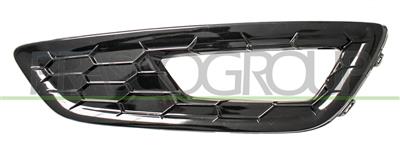 GRIGLIA DESTRA PARAURTI ANTERIORE-NERA-LUCIDA-CON SEDE FENDI MOD. ZETEC MOD. SPORT