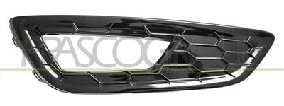 GRIGLIA SINISTRA PARAURTI ANTERIORE-NERA-LUCIDA-CON SEDE FENDI MOD. ZETEC MOD. SPORT