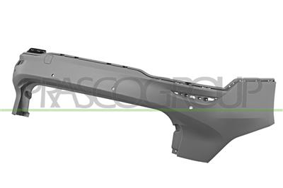 REAR BUMPER-PRIMED-WITH PDC+SENSOR HOLDERS-WITH SENSOR CUTTING MARKS FOR PARK ASSIST MOD. STATION WAGON