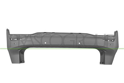 REAR BUMPER-PRIMED-WITH PDC+SENSOR HOLDERS-WITH SENSOR CUTTING MARKS FOR PARK ASSIST MOD. STATION WAGON