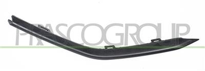 FRONT BUMPER MOLDING LEFT-LOWER-BLACK