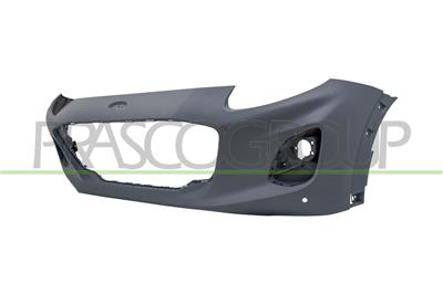 FRONT BUMPER-PRIMED-WITH TOW HOOK COVER-WITH PDC+SENSOR HOLDERS-WITH CUTTING MARKS FOR PARK ASSIST