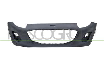 FRONT BUMPER-PRIMED-WITH TOW HOOK COVER-WITH PDC+SENSOR HOLDERS-WITH CUTTING MARKS FOR PARK ASSIST