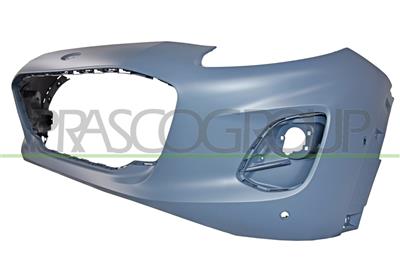 FRONT BUMPER-PRIMED-WITH TOW HOOK COVER-WITH HOLES FOR PDC AND PARK ASSIST