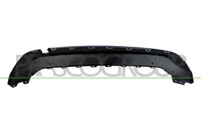 REAR BUMPER SPOILER-SILVER-PAINTED