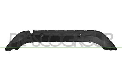 REAR BUMPER SPOILER-SILVER-WITH PDC HOLES+SENSOR HOLDERS