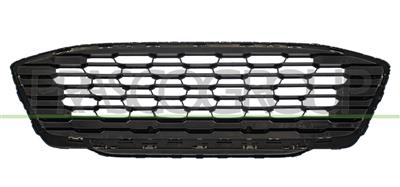 RADIATOR GRILLE-BLACK-GLOSSY-WITH CHROME FRAME