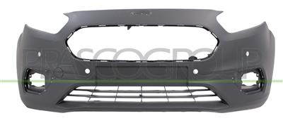 FRONT BUMPER-PRIMED-WITH PDC-WITH TOW HOOK COVER