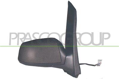 DOOR MIRROR RIGHT-ELECTRIC-BLACK-CONVEX-CHROME