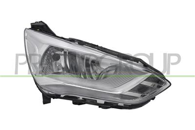 HEADLAMP RIGHT H7+H1-ELECTRIC-WITH MOTOR-WITHOUT CONTROL UNIT-WITH LED DAY RUNNING LIGHT-VALEO TYPE