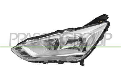 HEADLAMP LEFT H7+H1-ELECTRIC-WITH MOTOR-WITHOUT CONTROL UNIT-WITH LED DAY RUNNING LIGHT-VALEO TYPE