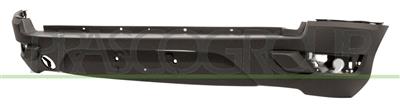 REAR BUMPER-BLACK-TEXTURED FINISH-WITH CUTTING MARKS FOR PDC